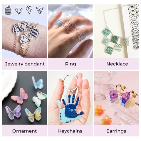Contoh Hasil Shrink Paper